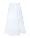 8 By Yoox Midi Skirts In White