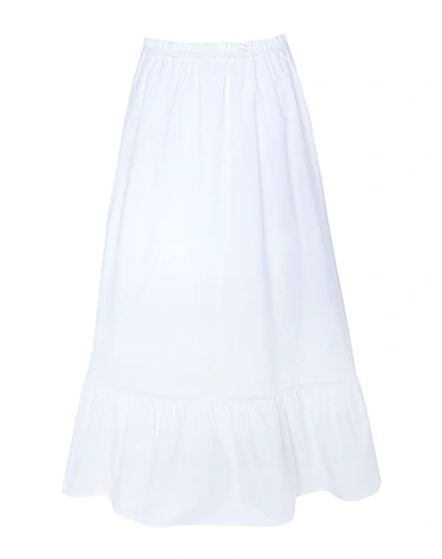 8 By Yoox Midi Skirts In White