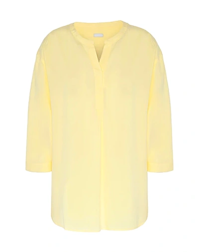 8 By Yoox Shirts In Yellow