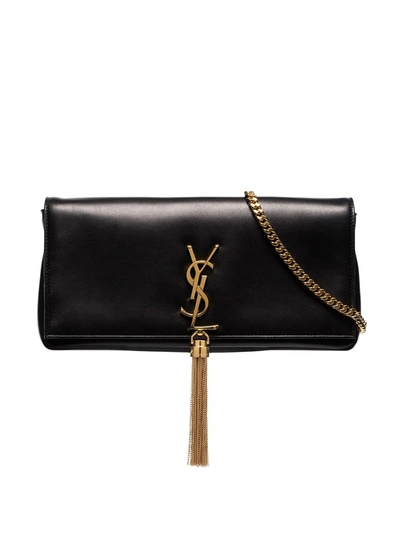 Saint Laurent Black Kate 99 Leather Shoulder Bag