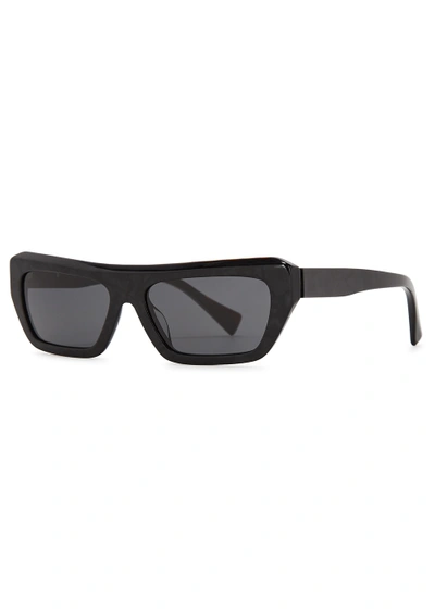 Alain Mikli Armitage Black Rectangle-frame Sunglasses In Havana
