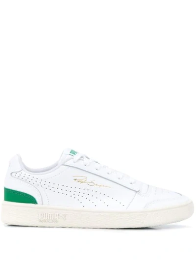 Puma X Ralph Sampson White Leather Sneakers