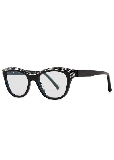 Alain Mikli Loulette Black Wayfarer-style Optical Glasses