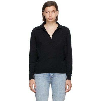 Khaite Black Cashmere 'the Jo' Sweater