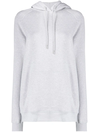 Ninety Percent Grey Hooded Organic Cotton Sweatshirt