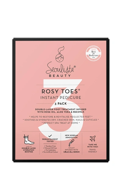 Seoulista Beauty Rosy Toes Instant Pedicure - Set Of 3