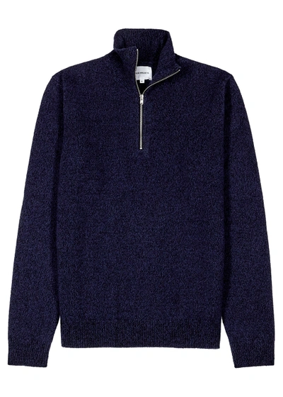 Norse Projects Fjord Navy Merino Wool Jumper