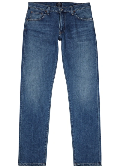 Citizens Of Humanity Bowery Slim Leg Jeans In Dark Blue