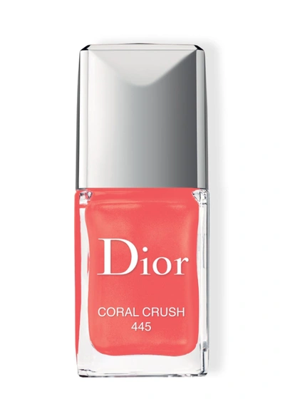 Dior Vernis Couture Colour, Gel Shine, Long Wear Nail Lacquer - Colour 445 Coral Crush