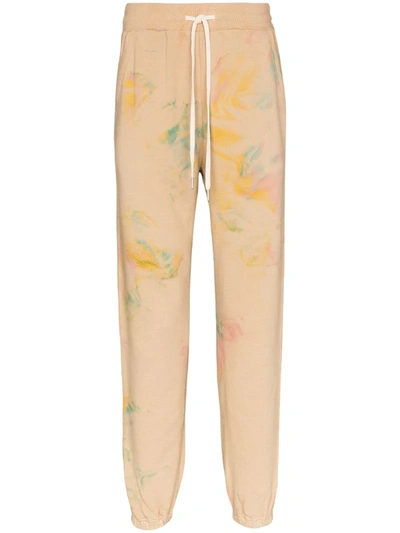 John Elliott Avalon Tie-dyed Cotton Sweatpants In Neutrals