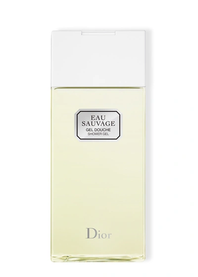 Dior Eau Sauvage Shower Gel 200ml In White