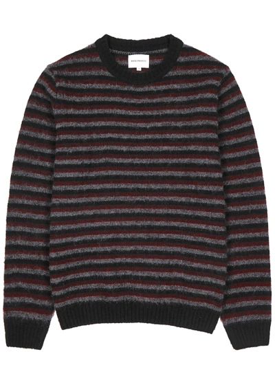 Norse Projects Striped Wool Jumper In Multicoloured
