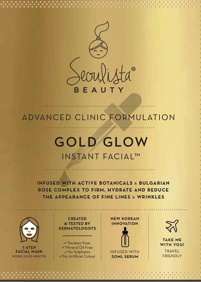 Seoulista Beauty Gold Glow Instant Facial