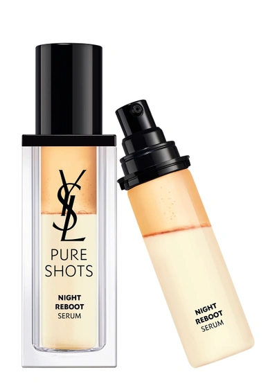 Saint Laurent Pure Shots Night Reboot Serum Refill In Orange