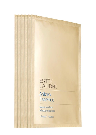 Estée Lauder Estee Lauder Micro Essence Infusion Mask Sheets 6 X 23ml In Nero