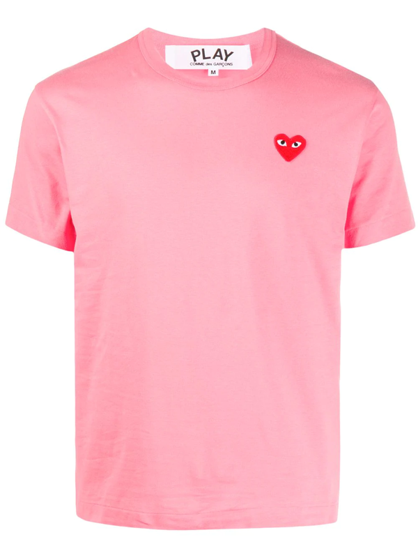 pink comme des garcons t shirt