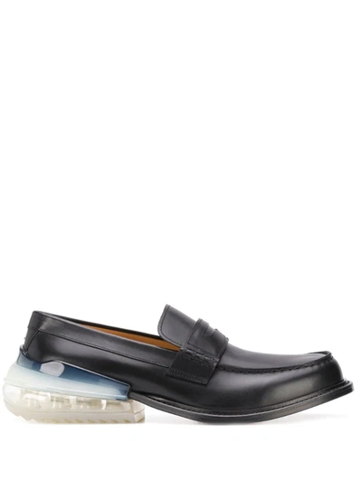 Maison Margiela Airbag Heel Loafers In Black