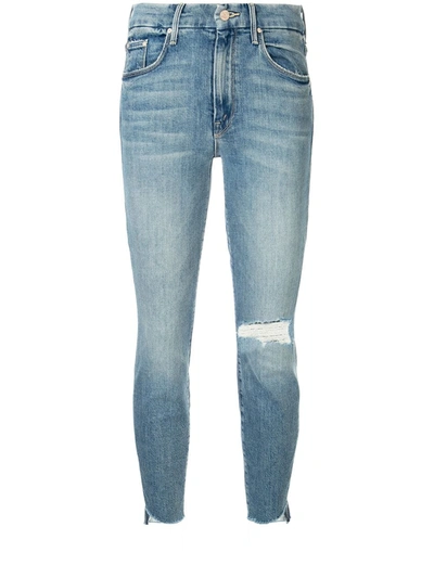 Mother The Looker Slim-fit Jeans In Blue