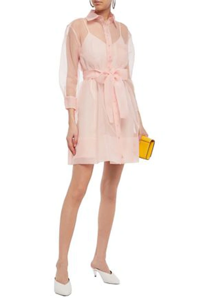 maje pink organza dress Shirt pink organza dress for women Maje