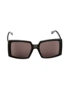 Balenciaga Women's Rimless Square Sunglasses, 99mm In Black