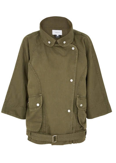 Current Elliott Current/elliott The Reny Utility Jacket In Loden Green