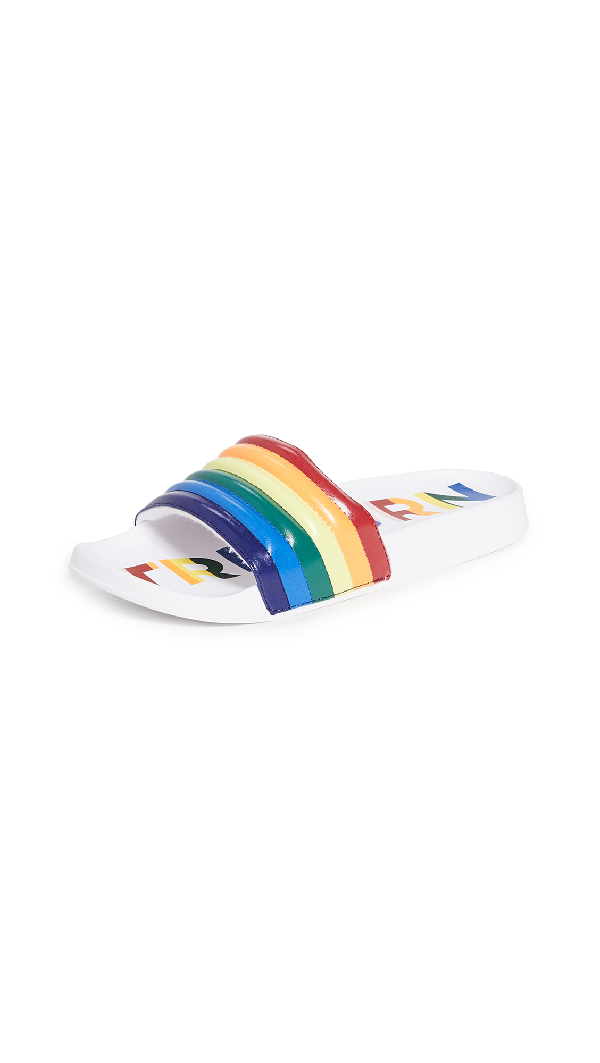 tretorn rainbow slides