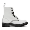 Dr. Martens' Women's Pascal Combat Boots In Optical Wht