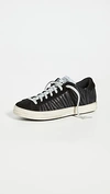 P448 Women's John Lace Up Sneakers In Black/ Zebra