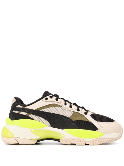 Puma Lqd Cell Epsilon Multicolor Mesh & Leather Sneaker In Multicolore