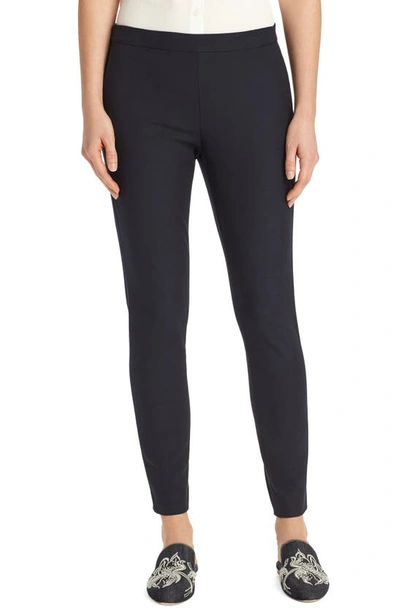 Lafayette 148 Murray Techno-stretch Twill Pants In Ink