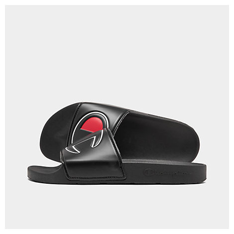 champion black slide sandals