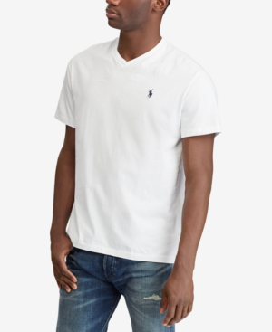 polo v neck t shirts men's