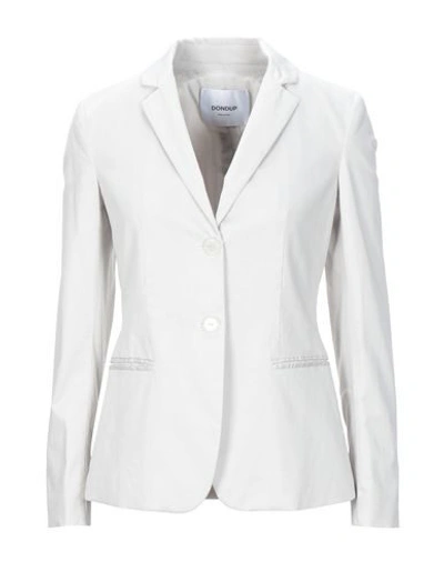 Dondup Sartorial Jacket In Light Grey