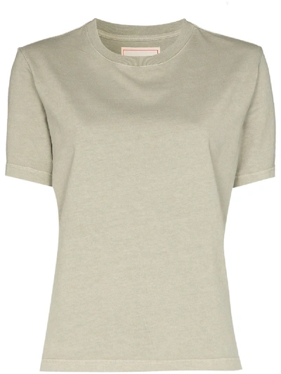 Jeanerica Recycled Cotton-jersey T-shirt In Green