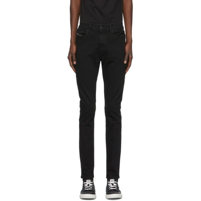 Diesel D-amny Mid-rise Skinny Jeans In 02 Black