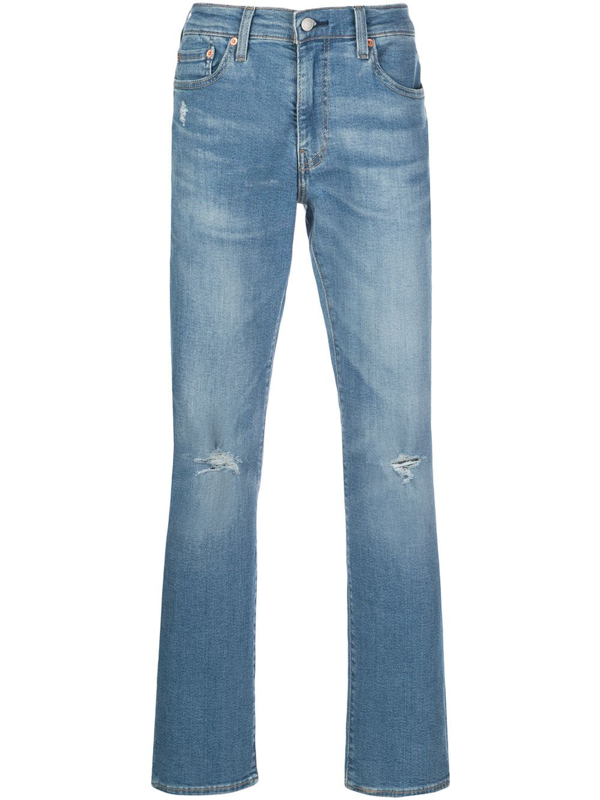 levi's 511 distressed slim jeans