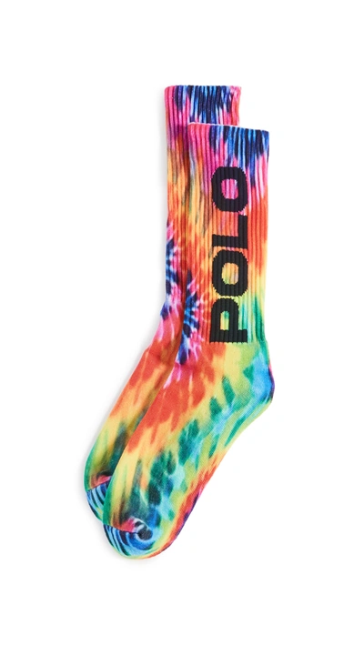 Polo Ralph Lauren Multicolor Tie Dye Socks