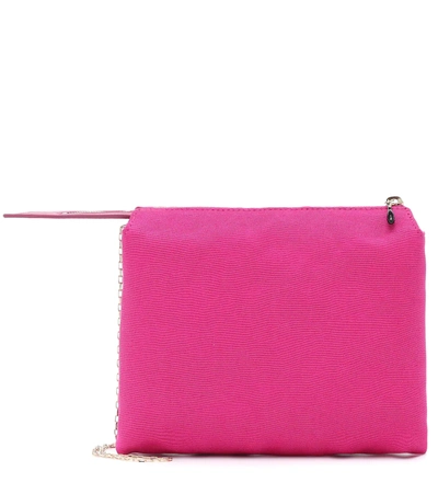 The Row Nu Mini Twin Shoulder Bag Fuchsia In Pink