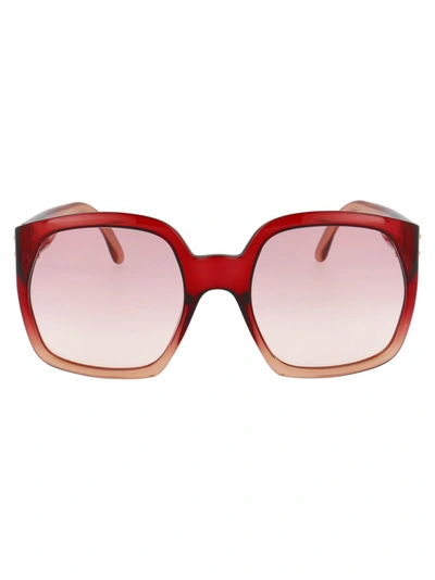 Fendi Ff 0404/s 8cq (9r) Sunglasses In Red