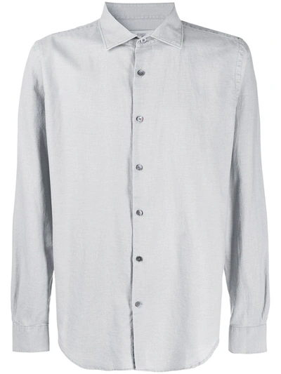 Closed Long Sleeve Relaxed Fit Shirt In Grey