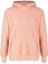 Les Tien Relaxed-fit Cotton Hoodie In Pink
