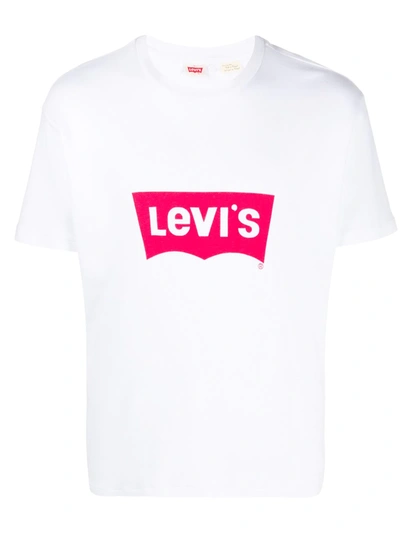 Levi's Logo Print T-shirt In White