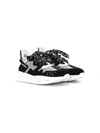 Young Versace Kids' Chain Reaction 2 Sneakers In Black
