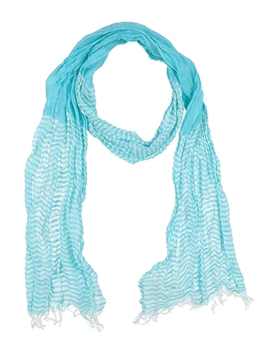 Woolrich Scarves In Turquoise