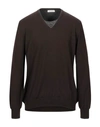 Gran Sasso Sweater In Dark Brown