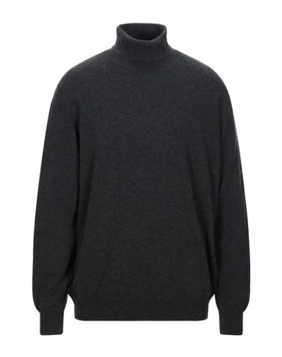 Gran Sasso Turtlenecks In Lead