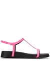 Camper Women's Atonika T-strap Sandal Women's Shoes In Fuchsia
