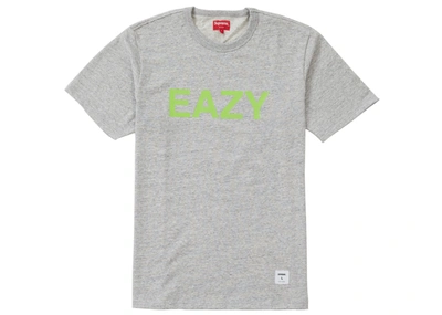 Pre-owned Supreme Eazy S/s Top Heather Grey