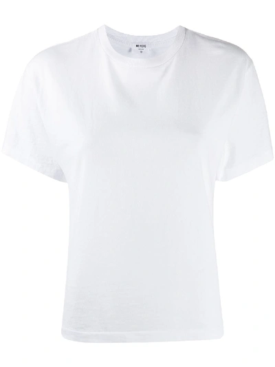 Re/done Crew Neck T-shirt In White