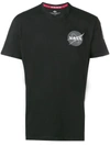 Alpha Industries Space Shuttle T-shirt Black Cotton Nasa T-shirt - Space Shuttle T-shirt